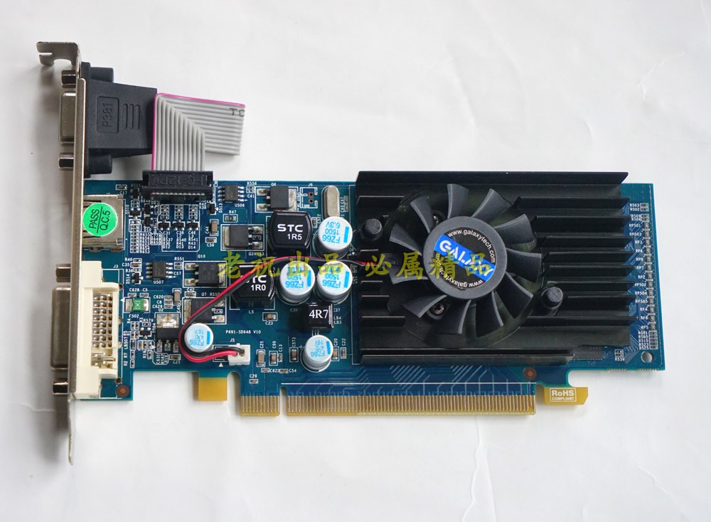 Photogallop GALAXY nvidia Geforce GT210 PCIE small host shell graphics card