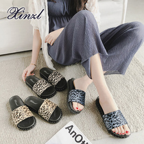 2021 new slippers female outside wearing summer cool slippers fashion thick bottom BAO WEN lined with anti-slip beach shoes for holiday