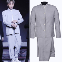 Yang Wenhao with Chinese suit poppin Chinese style suit poppin mechanical dance loose suit street dance team custom 080