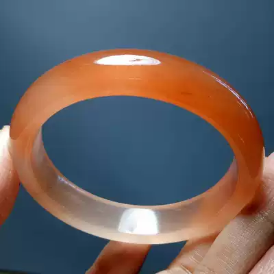 Xinjiang natural jade Gobi Jade Gold silk Jade gemstone light bracelet