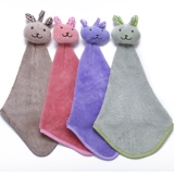 Коралловый милый двусторонний носовой платок, мультяшное полотенце, увеличенная толщина, хорошо впитывает воду