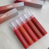 Шифоновый прозрачный матовый блеск для губ, Южная Корея, долговременный эффект, не растекается