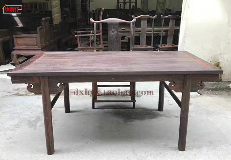Đồ gỗ gụ Lào gỗ hồng mộc sơn bàn gỗ thư pháp Sian gỗ hồng mộc nguyên bản - Bàn / Bàn bàn gỗ hiện đại