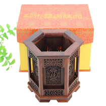 Red Solid Wood Pen Holder Engraving Craft Gift Desk Book House Swing Pieces Red Acid Branches brush barrel Wenfang Four Treasure gifts