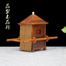 Redwood crafts red sour branches flower pear wood carving ornaments Chinese living room decorations sedan chair wedding abroad gifts