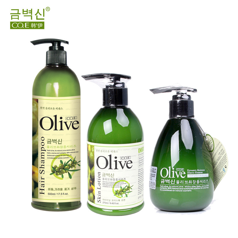 【天猫超市】CO.E韩伊Olive橄榄滋养美发套装洗发水护发素大包装
