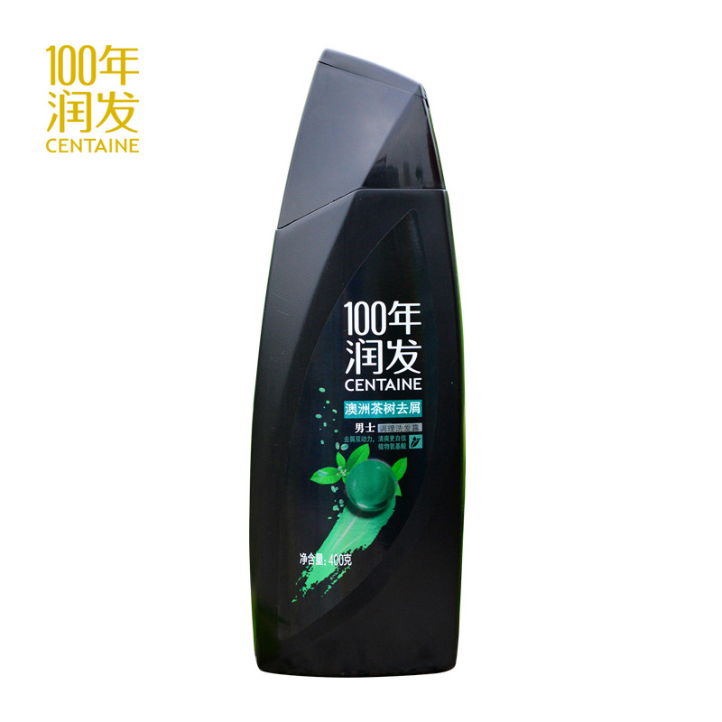 【天猫超市】100年润发男士调理洗发水/露(澳洲茶树去屑)400g百年