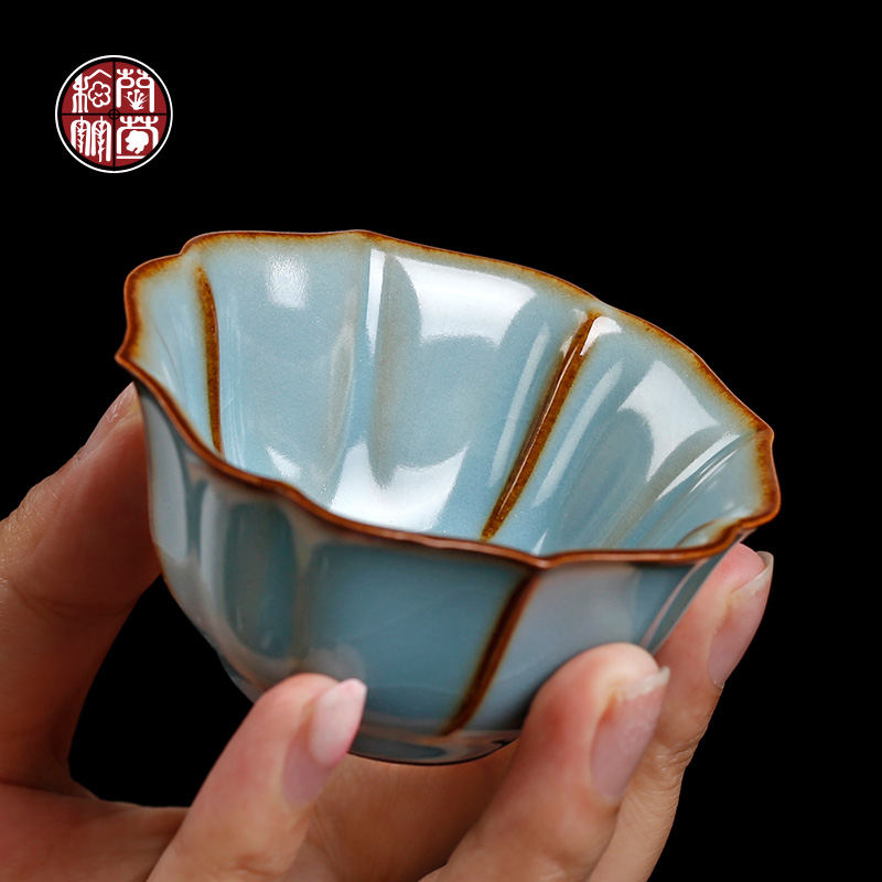 By patterns your up small single open cups can raise archaize master cup ceramic kunfu tea cup personal cup