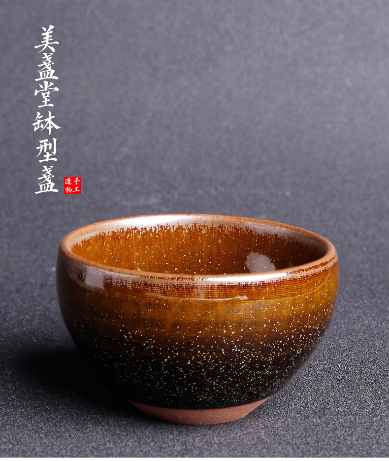 Fujian Yang built lamp that kung fu tea ceramic cups, a single CPU master cup tea cup pure manual household