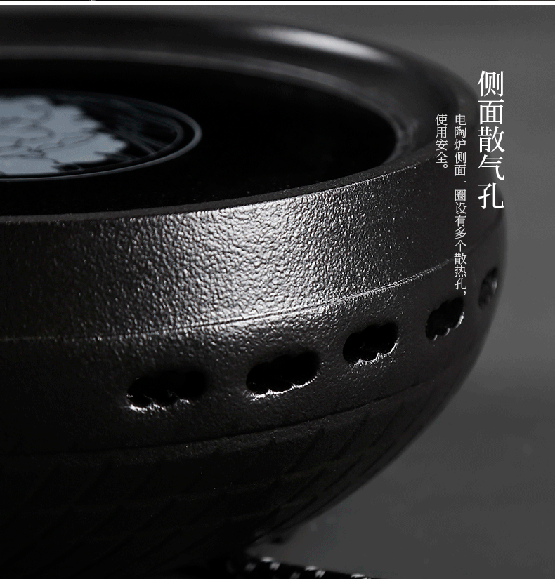 Curing pot of small electric stove to boil tea office suit household electric teapot electrical TaoLu single furnace black pottery