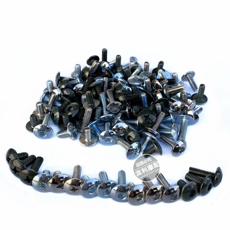 Off-road locomotive plastic shell universal large flat head screw mushroom head large flat head machine screw M6*20mm