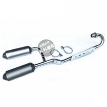 Off-road motorcycle modification accessories 125-140cc big flying eagle CRF70 BBR front section Fish Mouth exhaust pipe tube