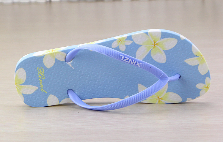 Bà Summer Flip Flops Gỗ Phong lan In Dép xỏ ngón Du lịch chống trượt Giày đi biển gucci dép