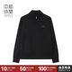 Men's slightly loose round neck pullover sweater 25 winter