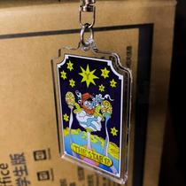 Platinum Star Tarot card keychain Acrylic pendant Empty strip Seitaro jojos wonderful adventure