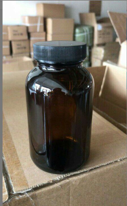 250m500mll brown wide-mouth glass bottle sealing tank with lid tea colour l large-mouth reagent soil sampling empty bottle