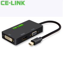 CE-LINK mini mini DP displayport to VGA HDMI DVI converter Lightning cable