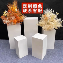 Wedding Props Sweet table Rome pillar Pendulum Pieces Kt Board Wedding Stage Decorated Square Solid Column Arrangement