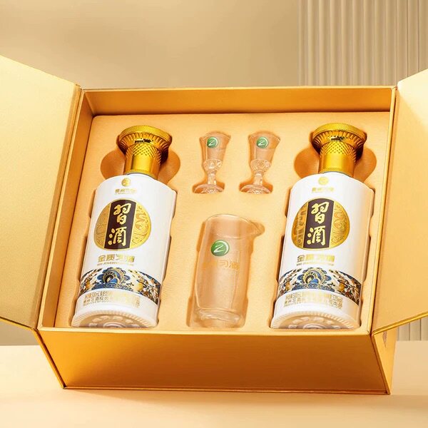 金质习酒礼盒整箱装500ml×2瓶×3盒
