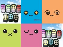 Remote control Four key road gates Electric door telescopic roll curtain door copy Copy remote control Colorful Pair Torture Remote