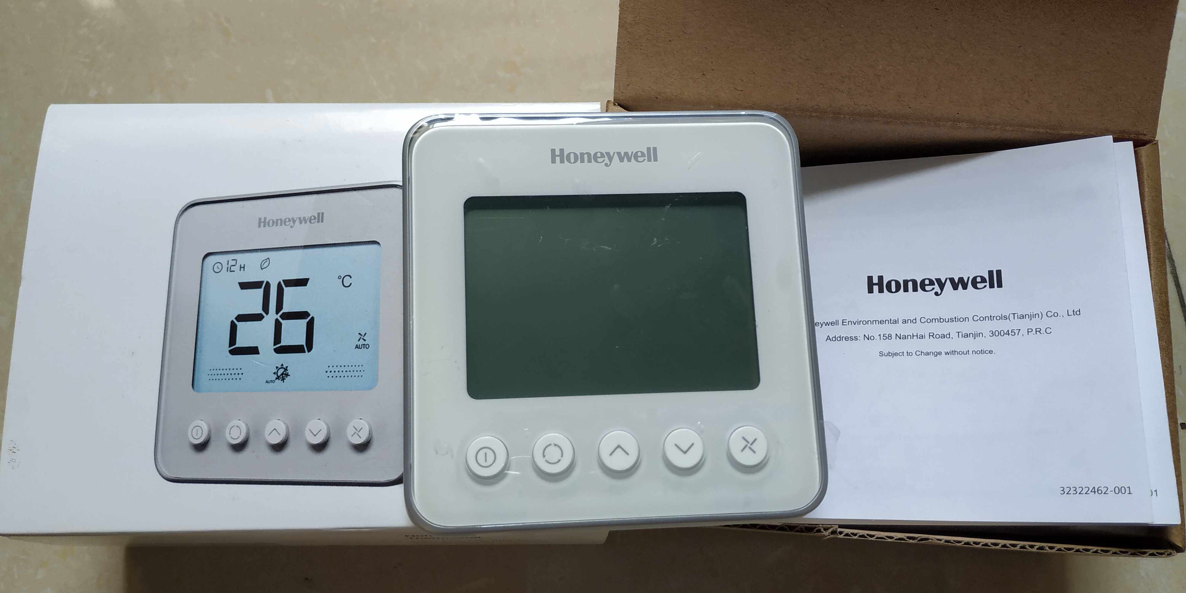 Original Honeywell proportional integral thermostat TF243WN U room air conditioning panel