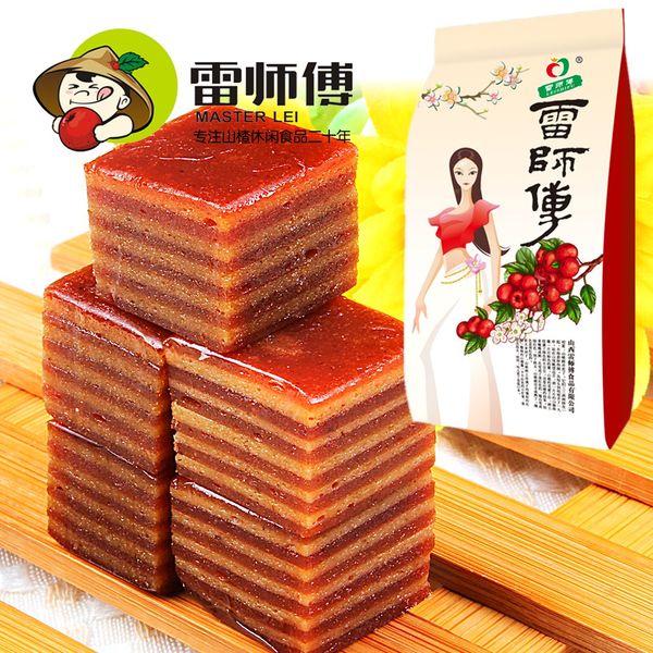 雷师傅 山楂布丁 3袋共1050g 多重优惠折后￥19.99包邮（拍3件）