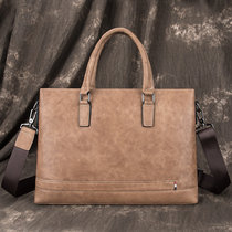 New genuine leather male bag briefcase male business mens leisure handbag leather bag mens genuine leather retro mens bag