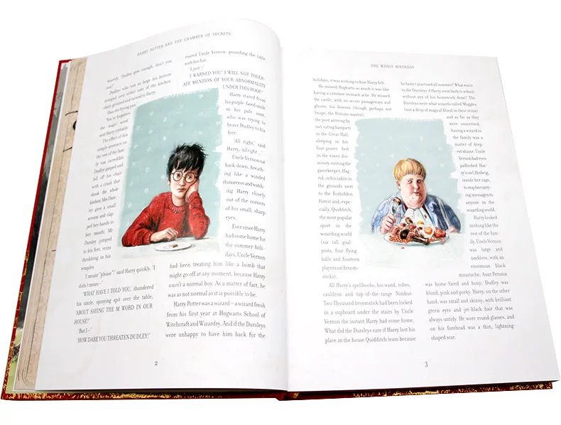 [Оригинальная книга] Английский оригинальный роман Гарри Поттер и Тайная комната: коллекционное издание, коллекция из Фучана
