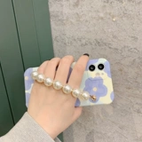 视视看 Apple, брендовая синяя цепь pro, чехол для телефона, iphone7, защитный чехол, в цветочек, 11, 8plus, японские и корейские, популярно в интернете