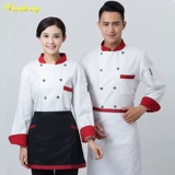 Waxberry Шеф -повар для работы мужской ресторан после выпечки кухонного шеф -повара одежда