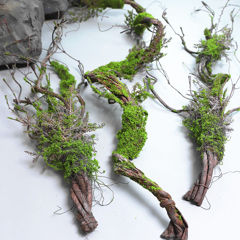 Artificial Old Tree Vines, Moss, and Dead Vines for Landscaping Decoration, Fake Vines, Moss Vines, Hanging Display Branches, Floral Art Artificial Old Tree Vines, Moss, and Dead Vines for Landscaping Decoration, Fake Vines, Moss Vines, Hanging Display Branches, Floral Art
