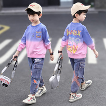 Childrens clothes boy spring and autumn suit 2022 new handsome air children spring and autumn Korean edition of the tide boy network
