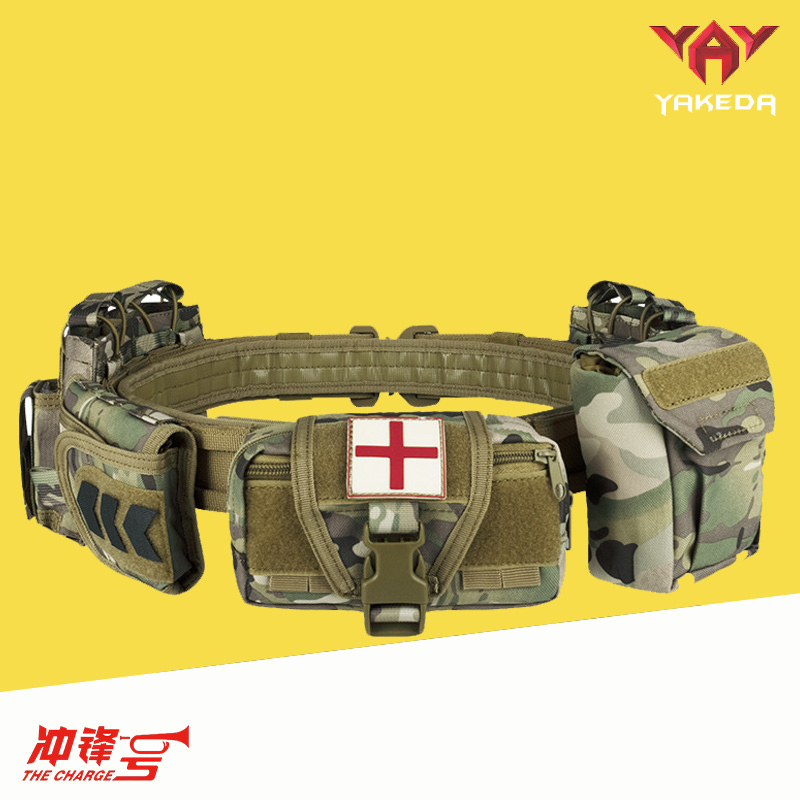 Jacoda Tactical belt suit MOLLE multifunction outdoor combat waist sealing equipment Deputy package cashier bag-Taobao