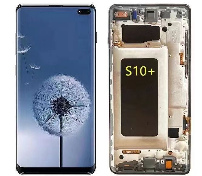 Suitable for Samsung S10+ Screen Assembly, Internal and External Lcd, Touch Integrated Screen, G9750 Mobile Phone Screen Display