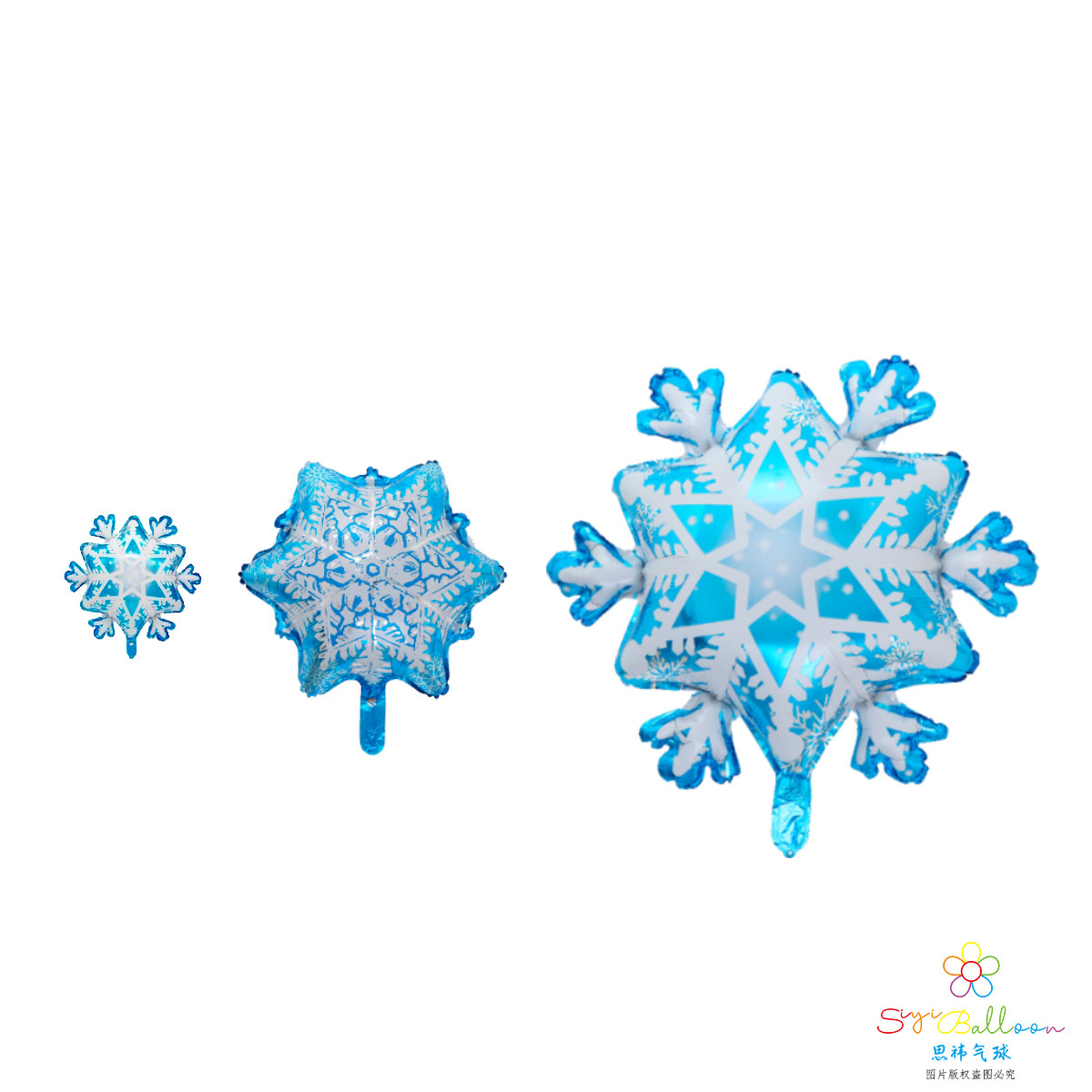 Christmas Snowflake Aluminum Foil Balloon Baby Banquet Balloon Arrangement Decorated Balloon-Taobao