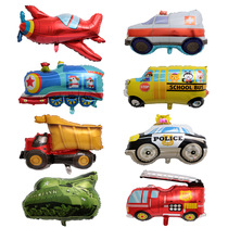 New vehicle aluminum film balloon Fire truck Police car train Tank dump truck Ambulance Plane balloon