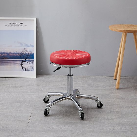 미용실 특별 미용 의자 무료 배송 이발소 대형 작업 의자 패션 리프팅 회전 의자 슬라이딩 휠체어 미용실 의자