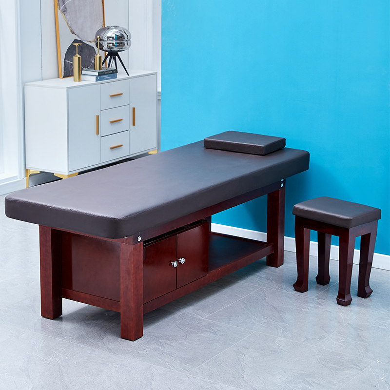 Beauty salon solid wood beauty bed multifunctional solid wood massage bed TCM tuina bed physiotherapy bed orthopedic bed body bed