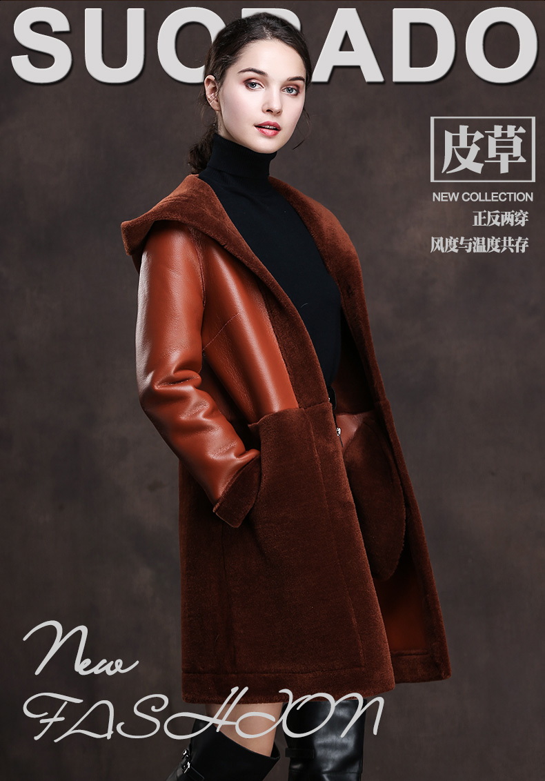 Manteau de fourrure femme SUOBADO    - Ref 3173932 Image 7