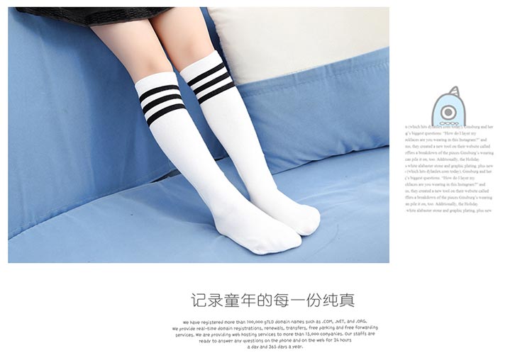 Mùa thu và mùa đông cô gái dày trong vớ vớ trẻ em vớ cotton trên đầu gối vớ cao vớ nửa vớ thời trang cho bé