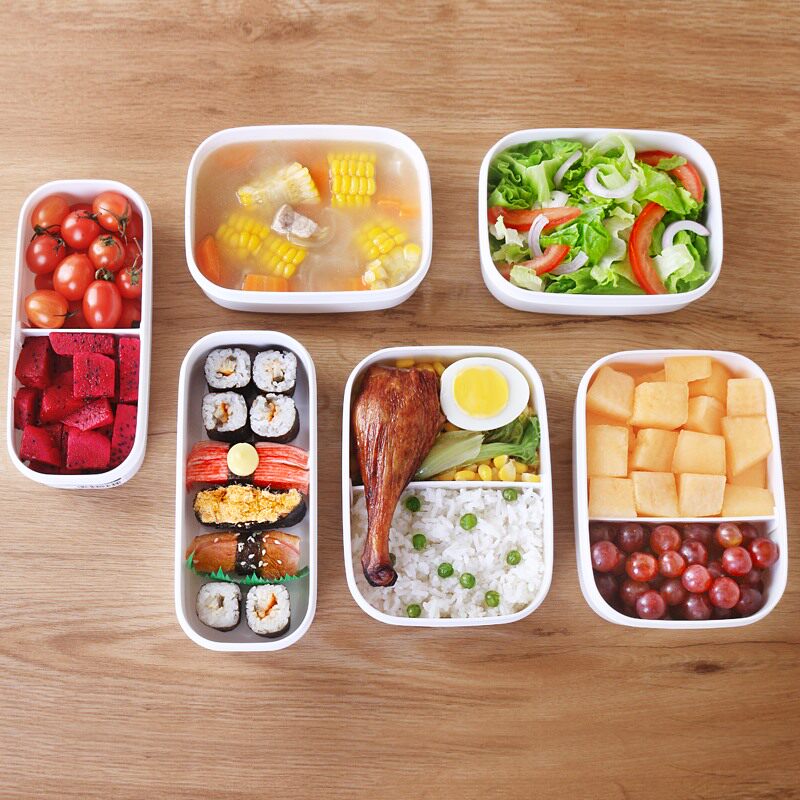 Japan Imported Sub-G Fruit Box Elementary School Students Portable Out Lunch Box Children Preservation Lunch Box Office Work Family Meal Kit