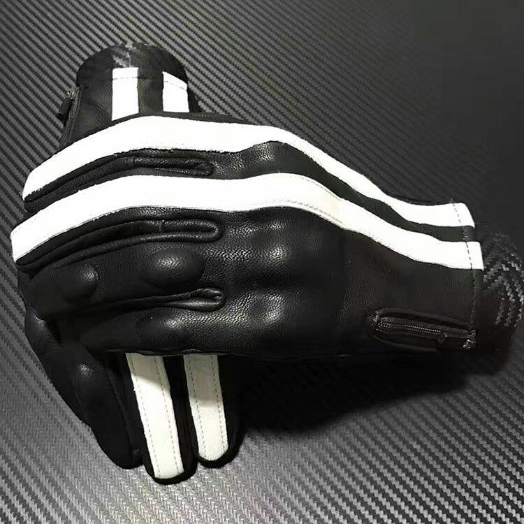 New Japanese Prisoner Gloves Goat Leather Locomotive Retro Harewurismo Brigade All Season Riding Gloves
