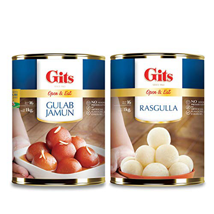 Indian Rose Sweet Balls with Various Mixed Desserts Gits Gulab Jamun 1kg Indian Imported Milk Glutinous Rice Balls Indian Rose Sweet Balls with Various Mixed Desserts Gits Gulab Jamun 1kg Indian Imported Milk Glutinous Rice Balls