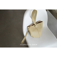 Мне нравится ваш магазин Iloveyoushop Bucket Bag French Lazy повседневная сумка для плеча модная дизайн повседневная женская сумка