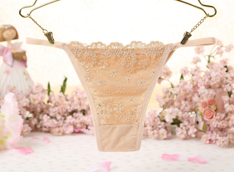 5/2 tải thong nữ gợi cảm ren nóng eo thấp cô gái thực sự bắn đồ lót T-line quần lót nâng mông
