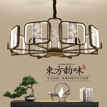 New Chinese chandelier Chinese style living room led restaurant Zen simple atmosphere creative modern Chinese chandelier