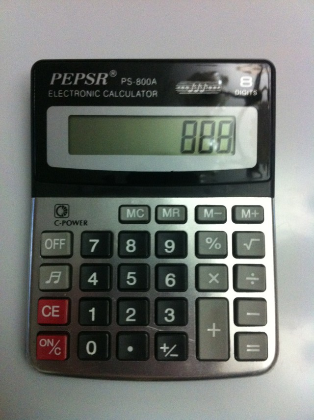 PEPSR Electronic Calculator 8 digits