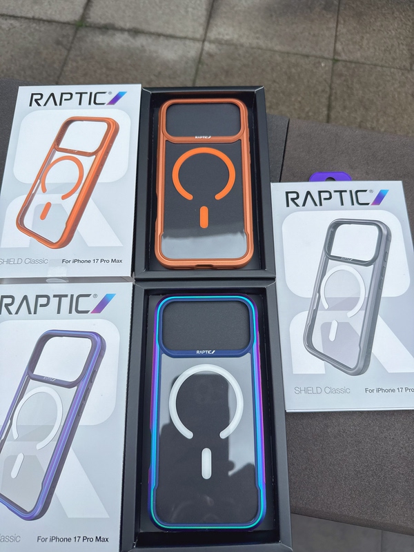 [Star Universe Orange New Airbag Anti-Drop] Raptic Hardcore Small Colorful Case Suitable for Apple 17 Pro Max Phone Case New iPhone 17 Pro Full Coverage 17 Magnetic Protection Advanced Men's and Women's Case