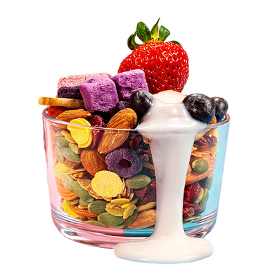 水果果粒奇亚籽谷物烘焙水果饱腹即食燕麦片