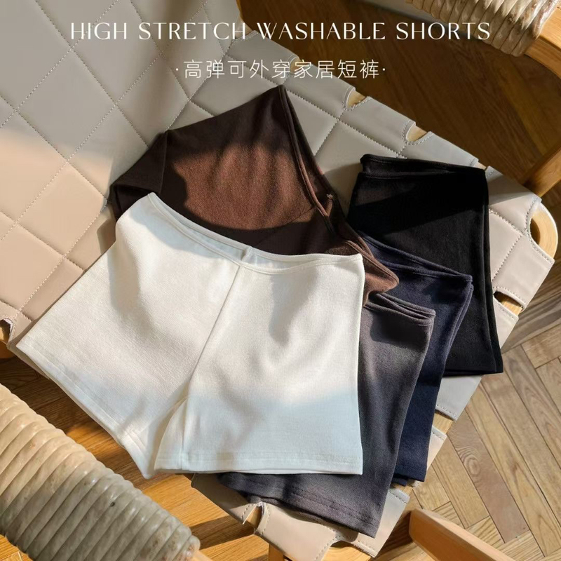 Spring and Summer Can Be Worn Outside as Safety Shorts and Underwear, Two-In-One Base Shorts, Narrow-Edged Wool High-Elastic Boxer Shorts